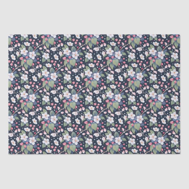 Apple Blossom (Tangaroa) Tissue Paper (Front)
