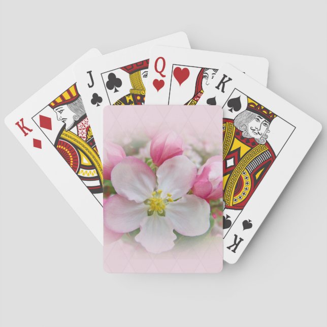 Apple Blossom Time Playing Cards (Back)