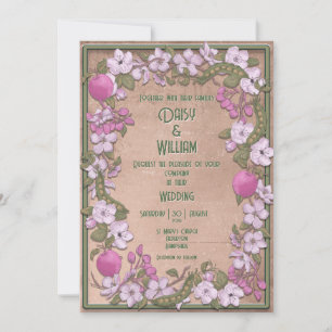 Apple blossom - Wedding Invitation