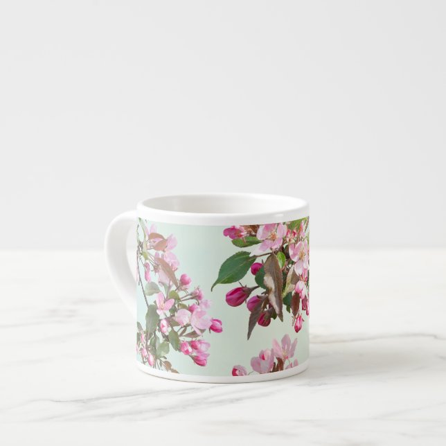 Apple blossoms 2 espresso cup (Front Left)