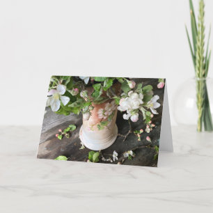 Apple blossoms 5 x 7 card