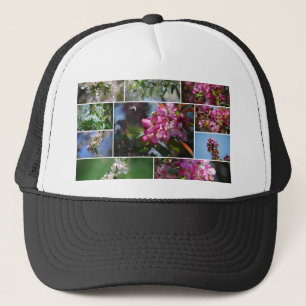 Apple Blossoms and Honey Bees Trucker Hat