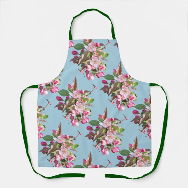 Apple Blossoms Branch Apron (Front)