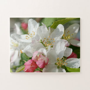Apple Blossoms Flowers Oversized Flower Jigsaw Puzzle