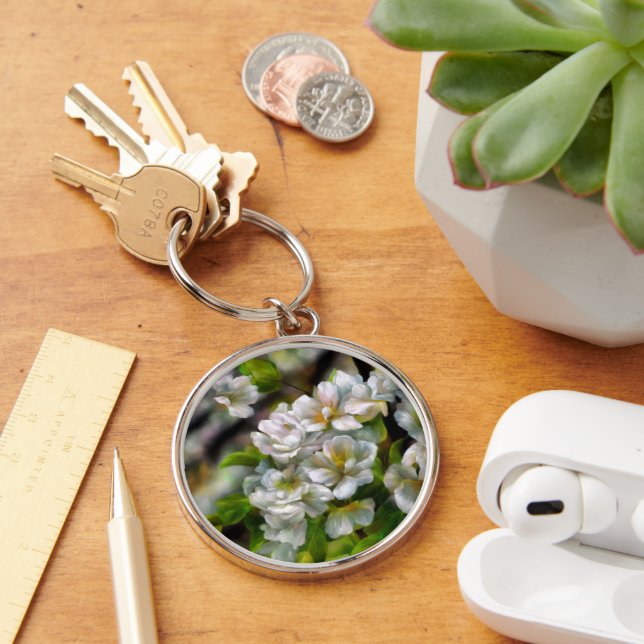 Apple Blossoms Key Ring (Desk)