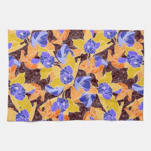 Apple Blossoms Pattern Tea Towel