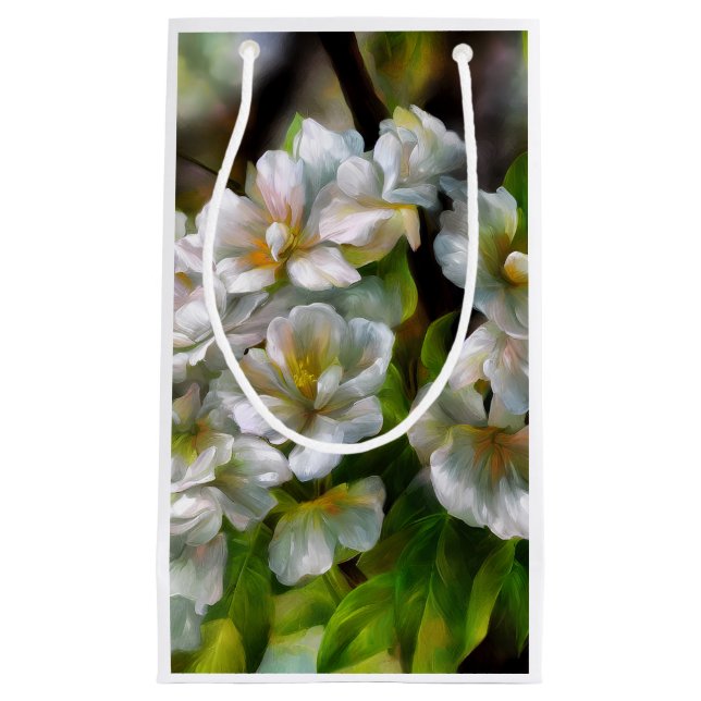 Apple Blossoms Small Gift Bag (Front)