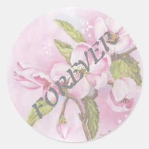 APPLE BLOSSOMS WEDDING STICKERS