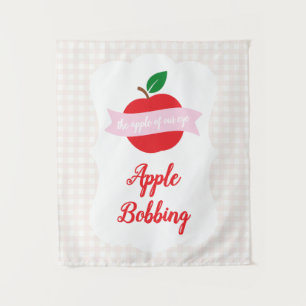 Apple Bobbing Girls Birthday Tapestry