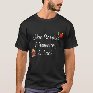 Apple, bookworm for pre-k, Nan San... - Customised T-Shirt