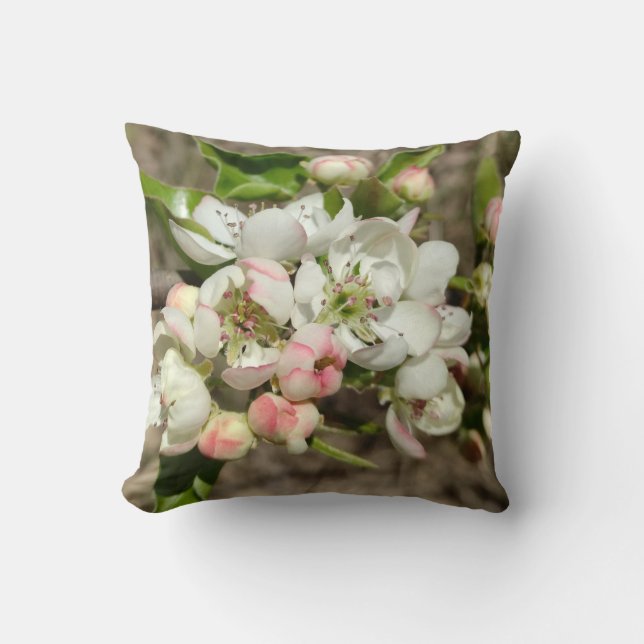 Apple buds flower cushion (Front)