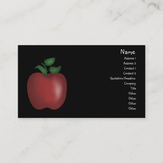 Apple Business Card (Front)