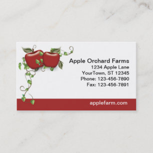Apple Business Card Personalised