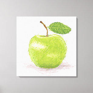 apple canvas print