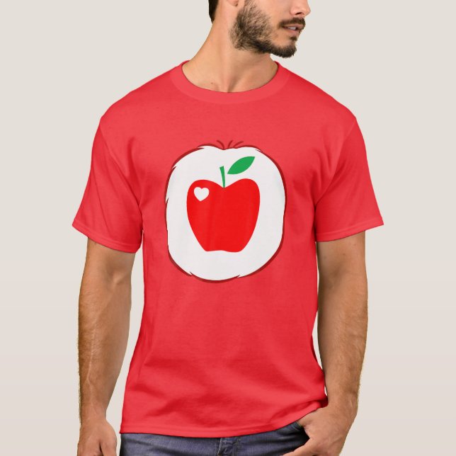 Apple-Care-For-Bear-Heart-Costume Halloween Gifts T-Shirt (Front)