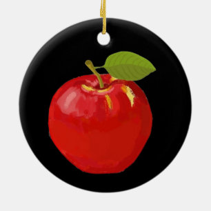 Apple Ceramic Tree Decoration