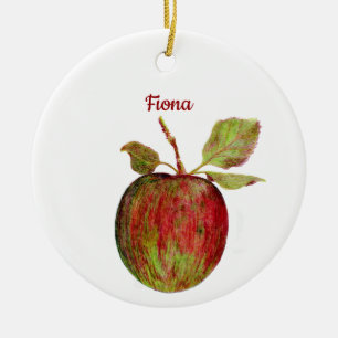 Apple Ceramic Tree Decoration