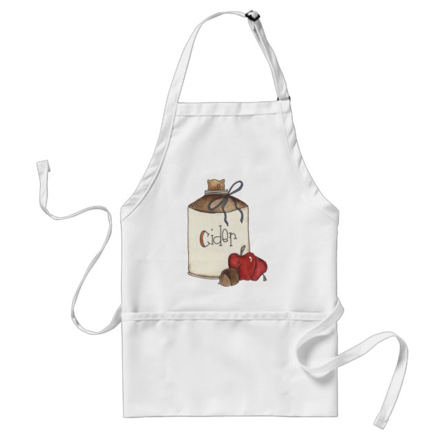 apple cider and apple picking standard apron (Front)