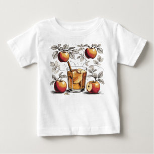 Apple cider - Cider & Leaves 🍎🍂 Baby T-Shirt