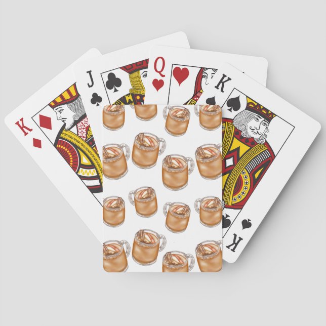 Apple Cider Glasses Playing Cards (Back)