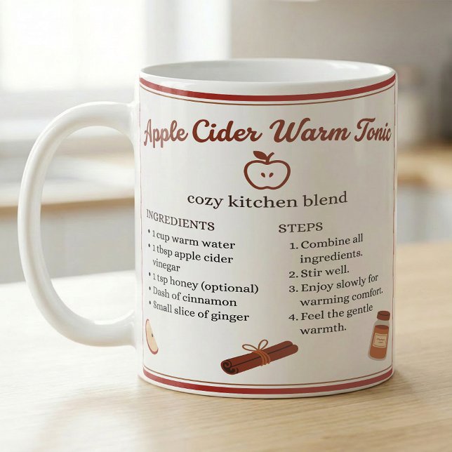 Apple Cider Recipe Cozy Fall Ritual Coffee Mug (Creator Uploaded)