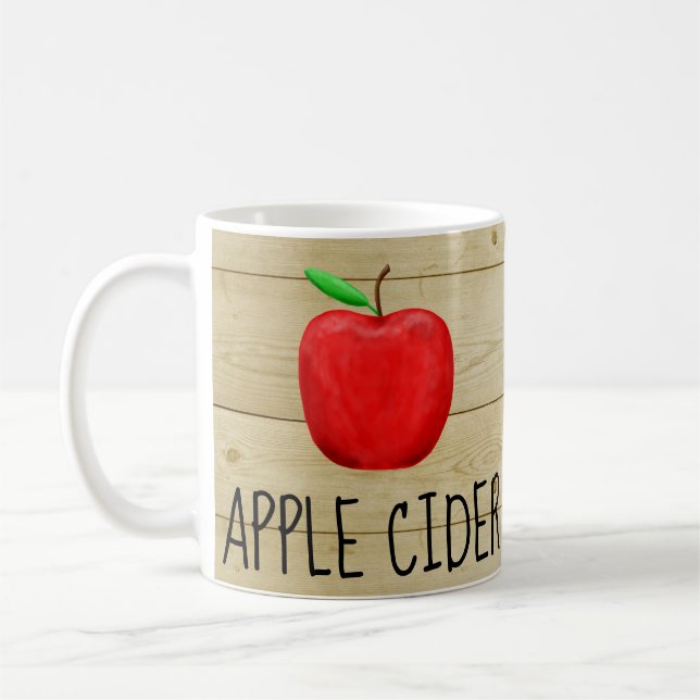 Apple Cider Red Apple Coffee Mug (Left)