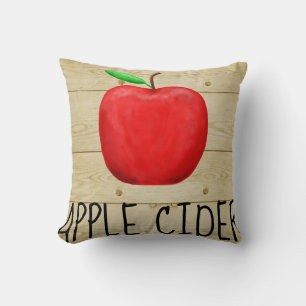 Apple Cider Red Apple Cushion