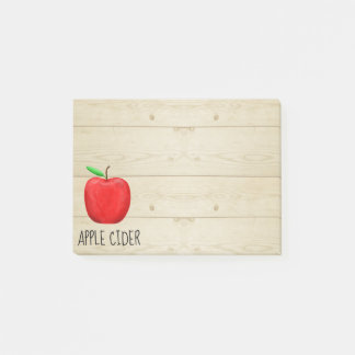 Apple Cider Red Apple Post-it Notes