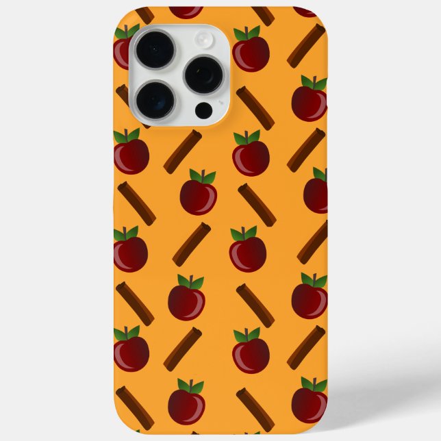 Apple Cinnamon Pattern Case-Mate iPhone Case (Back)