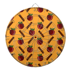 Apple Cinnamon Pattern Dartboard