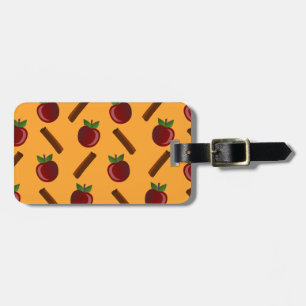 Apple Cinnamon Pattern Luggage Tag