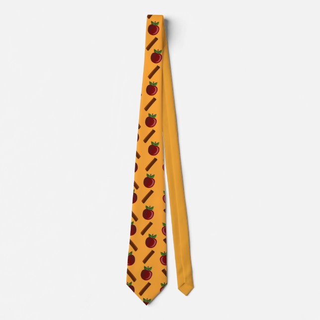 Apple Cinnamon Pattern Tie (Front)