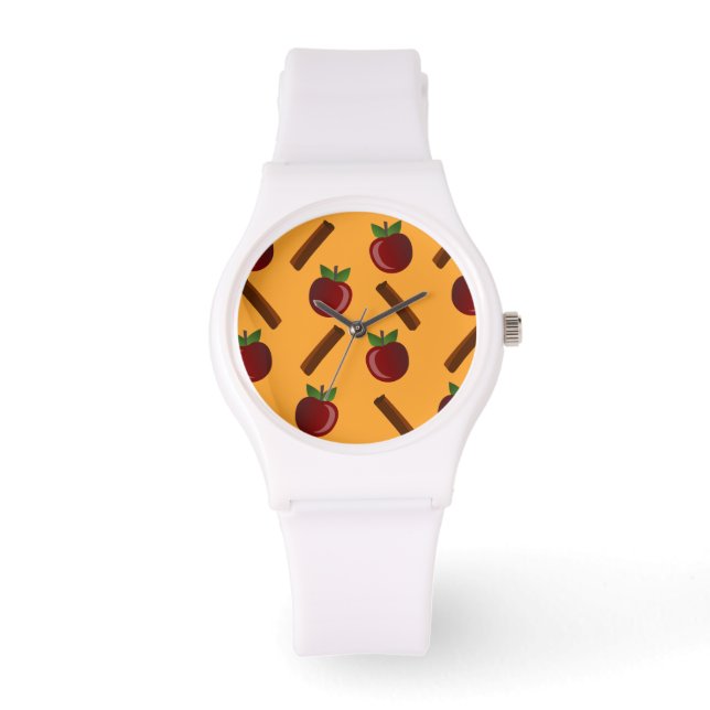 Apple Cinnamon Pattern Watch (Front)