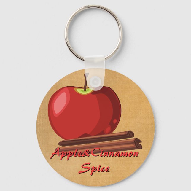 Apple Cinnamon Spice Keychain (Front)