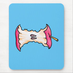 Apple core mouse mat