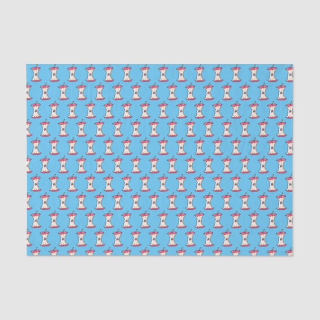 Apple core tissue paper (Front)