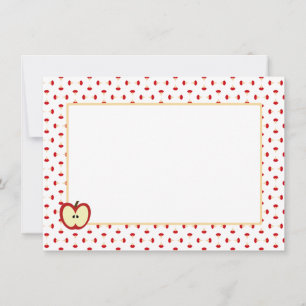 Apple Cores Personal Stationery Card