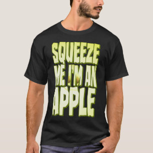Apple Costume Funny Halloween Fresh Fruit Slice Sq T-Shirt