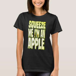 Apple Costume  Halloween Fresh Fruit Slice Squeeze T-Shirt