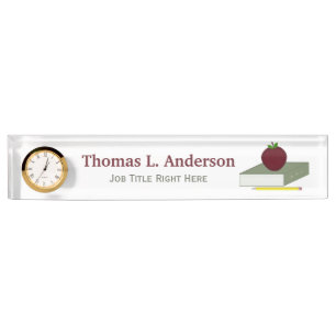 Apple Desk Nameplate