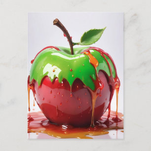 Apple Digital Art Postcard