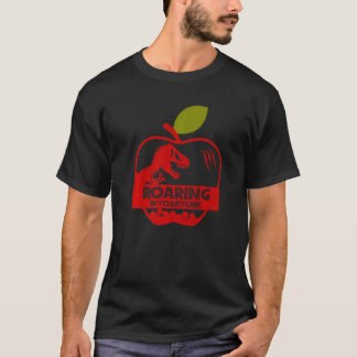 Apple Dinosaur Back To School Roaring Into Daycare T-Shirt