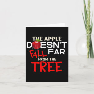 Apple Doesn't Fall Far From The Tree Apple Picking Card