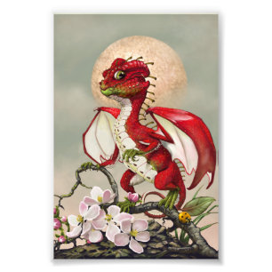 Apple Dragon 4x6 Print