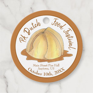 Apple Dumplings Amish Pennsylvania PA Dutch Food Favour Tags