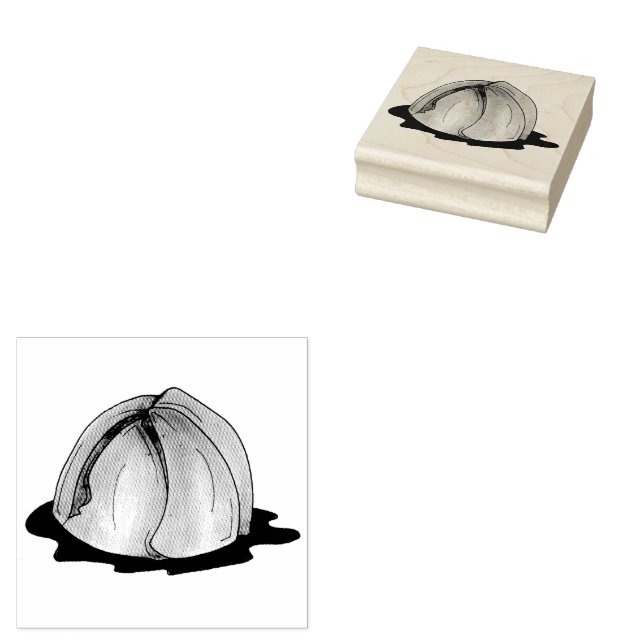 Apple Dumplings Amish Pennsylvania PA Dutch Food Rubber Stamp (Stamped)