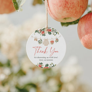 Apple Fall Baby Shower Favour Tags