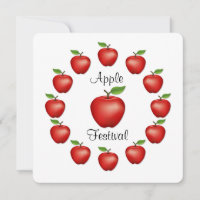 Apple Festival Invitation