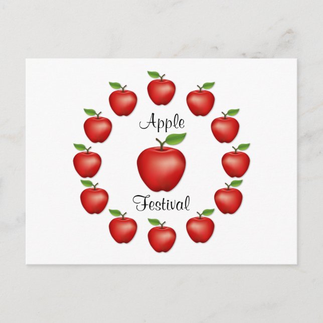 Apple Festival Postcard (Front)