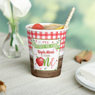 Apple First Birthday Party Cup - Bushel of Fun
